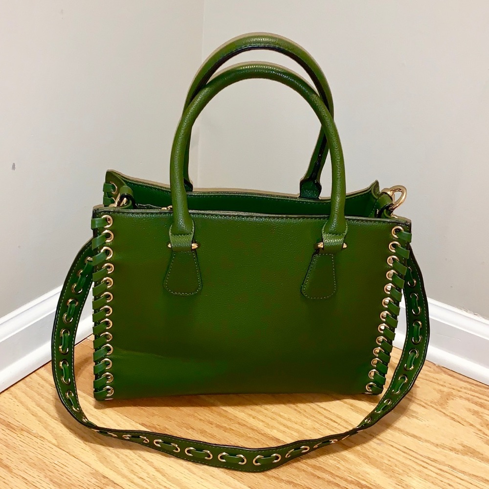 Leather with Gold Hardware Handbag. NWOT